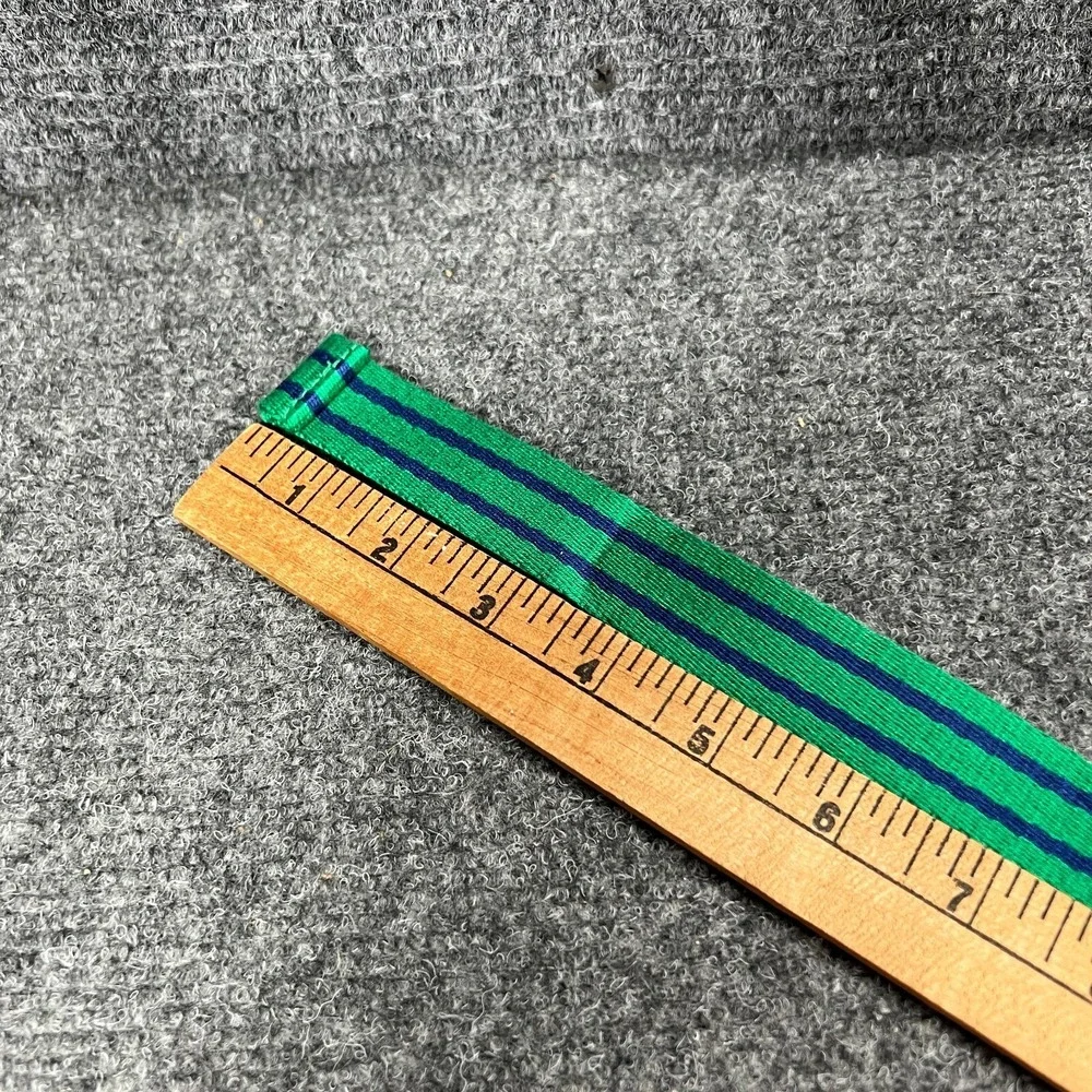 Polo Ralph‎ Lauren Belt Youth Boys Green Blue Striped Woven D Ring 27 Inch